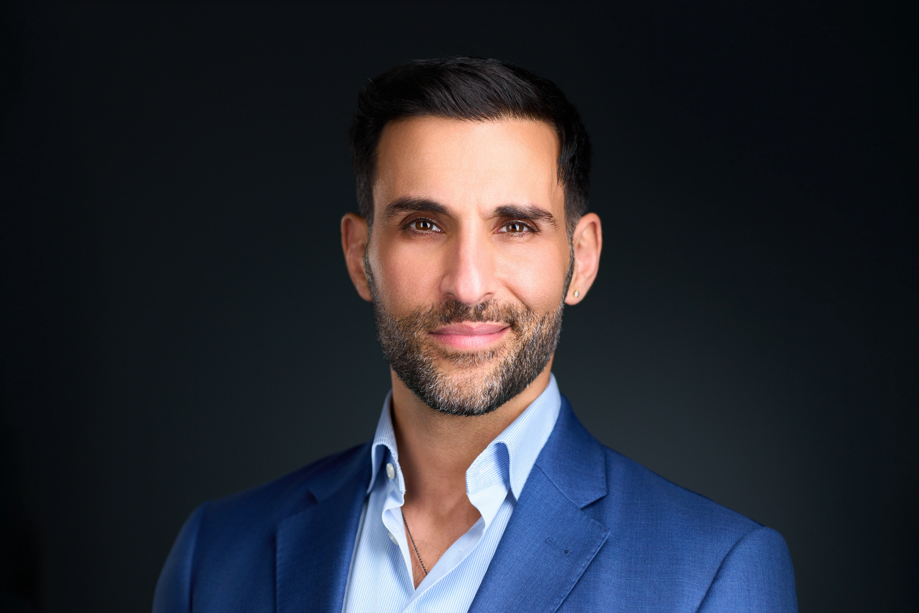 After professional headshot retouching example one