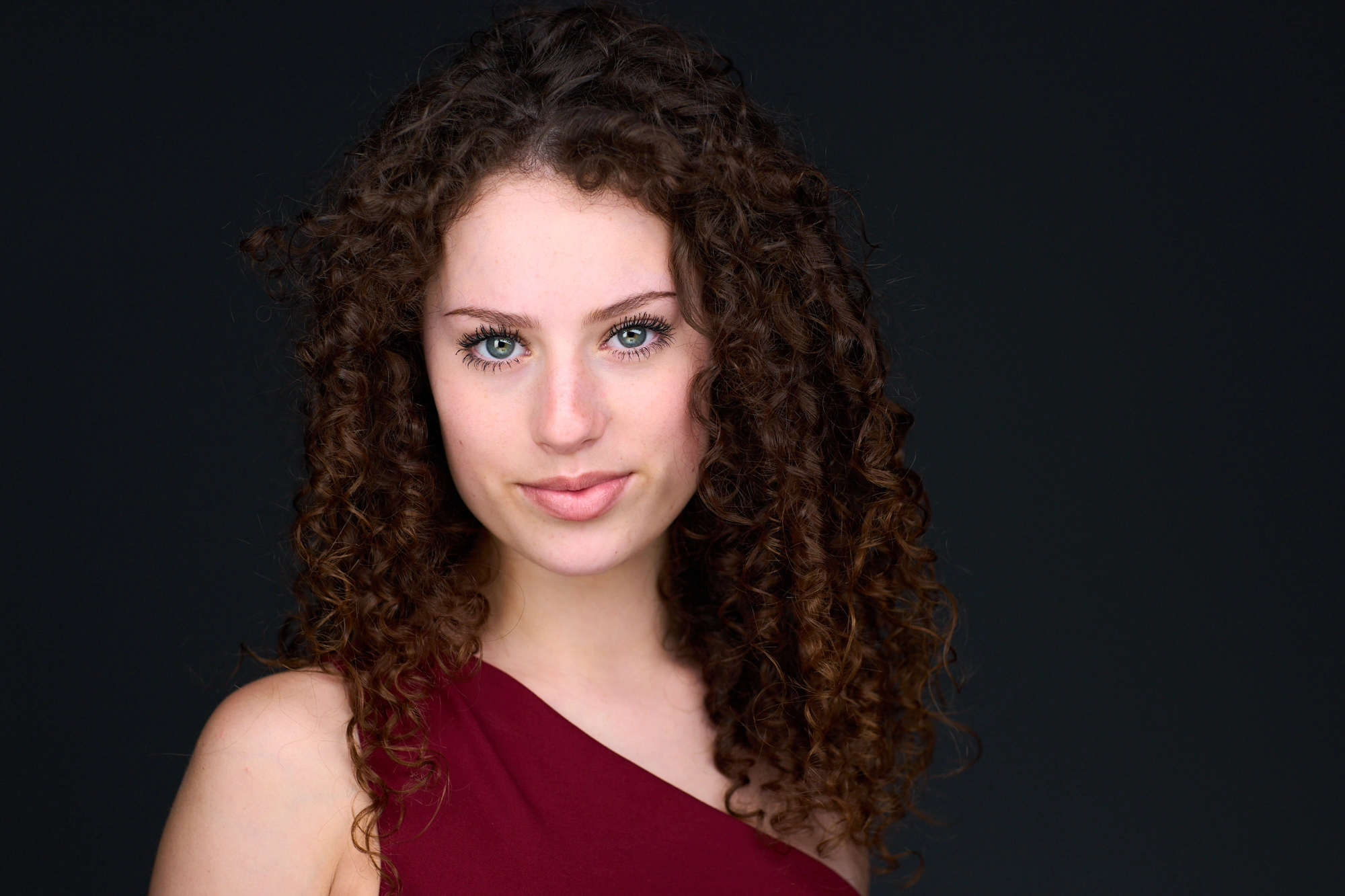 Before professional makeup and headshot retouching example three