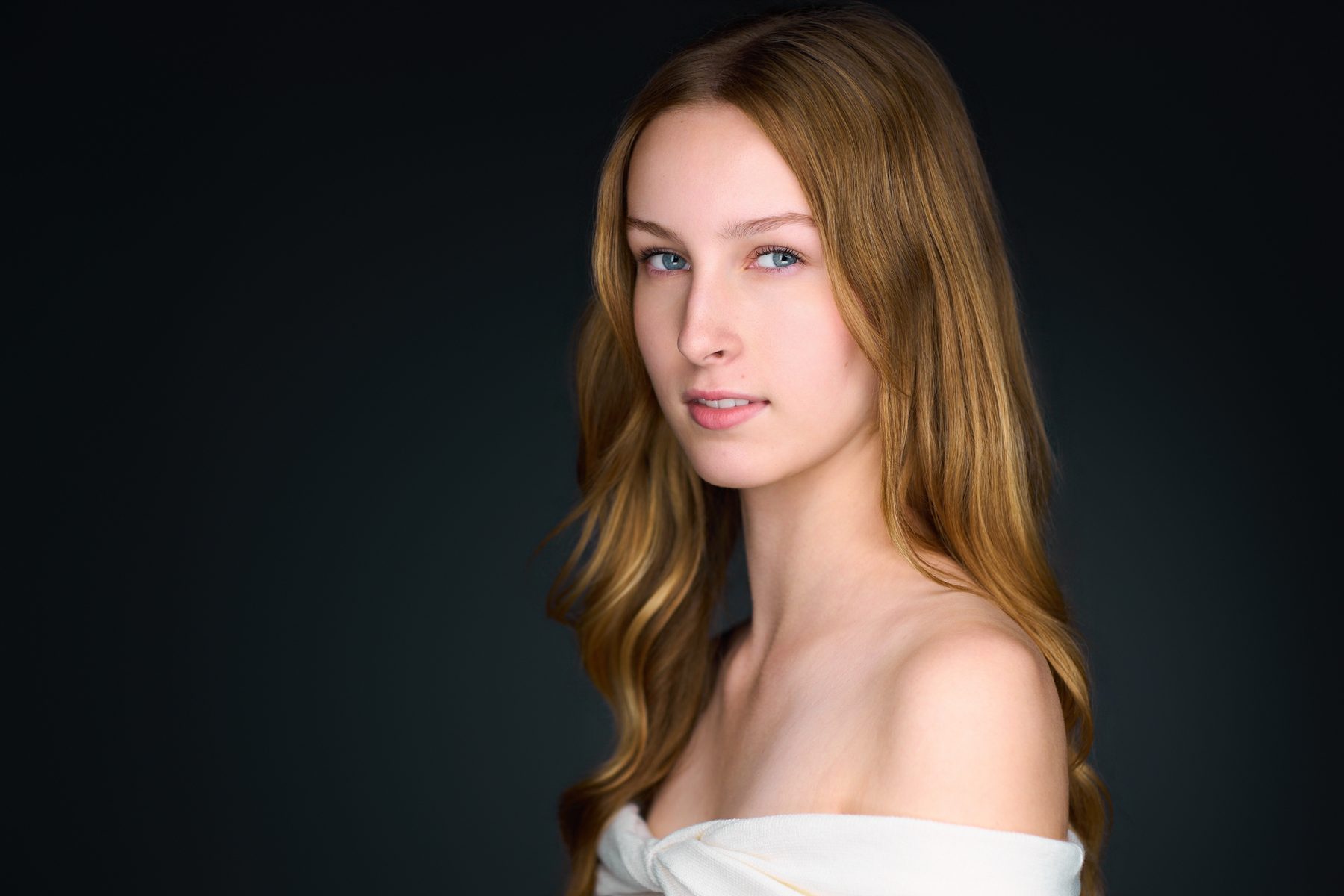 Teen actor headshot Sydney studio expression example